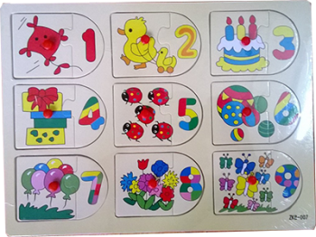 Bảng ghép tranh hoa quả